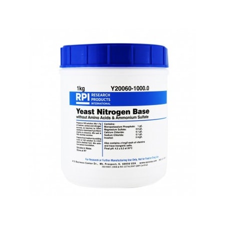 Rpi Yeast w/o Amino/Ammonium, 1 KG Y20060-1000.0